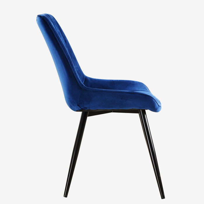 Rosa Dining Chair - Navy Velvet