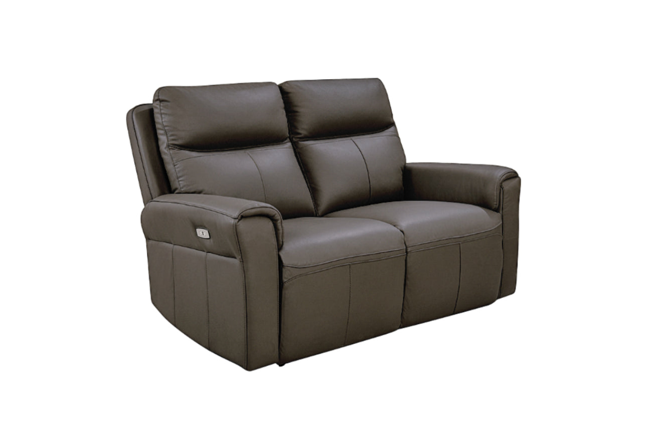 Russo 2 Seater Electric Recliner - Ash Leather