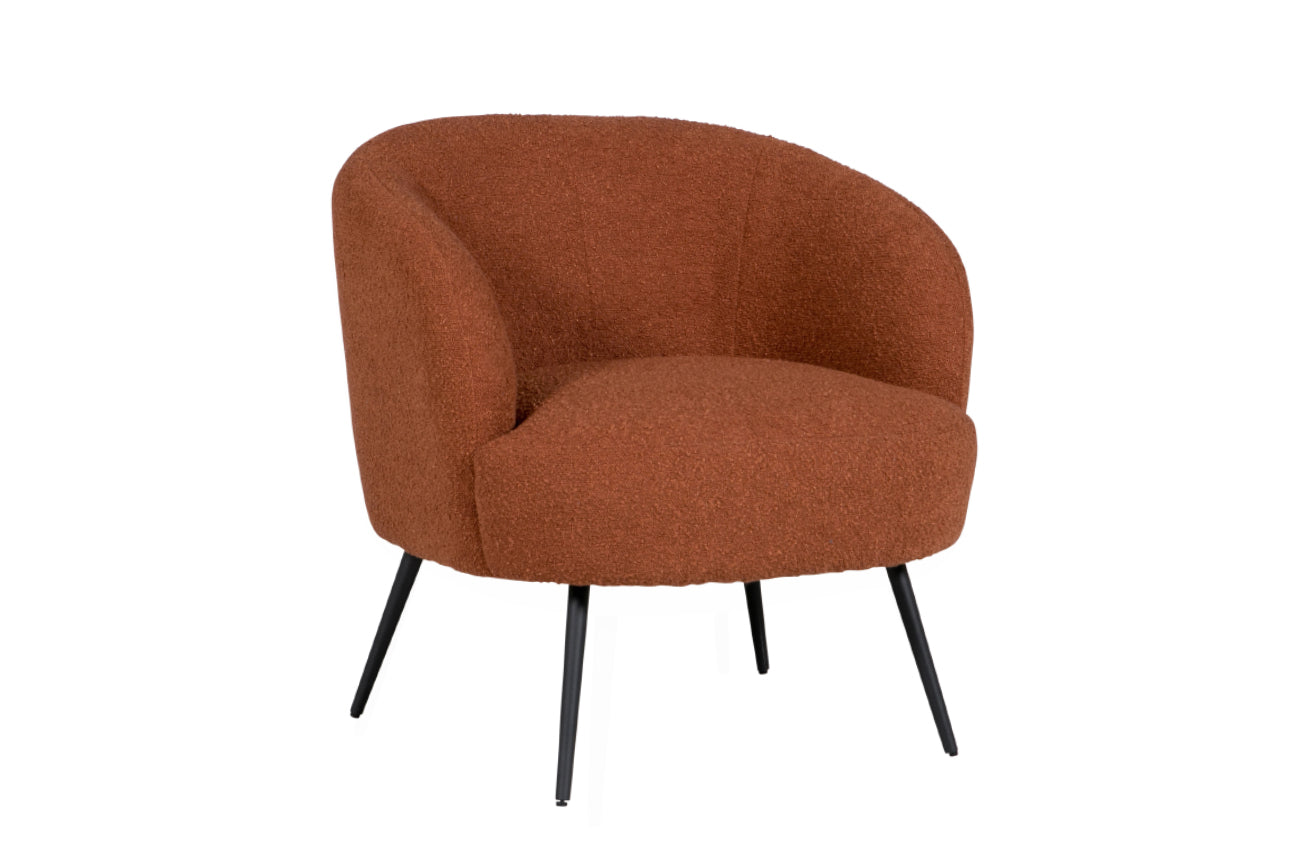 Shelbie Accent Chair Rust