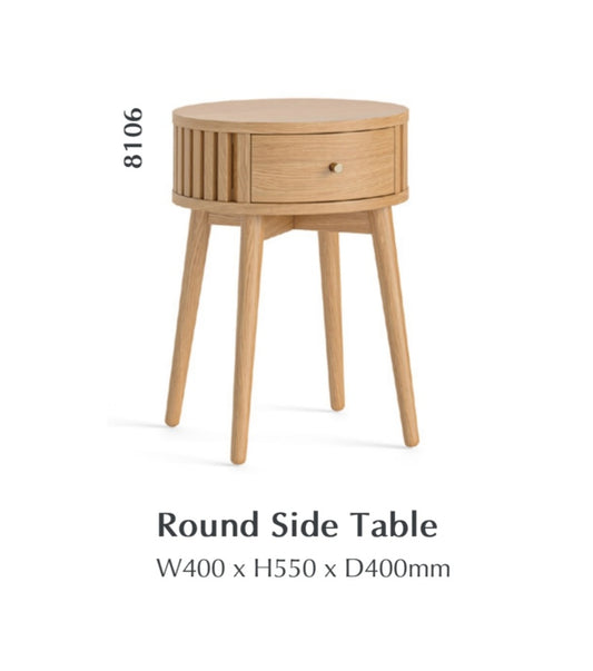 SOHO Round Side Table - Natural