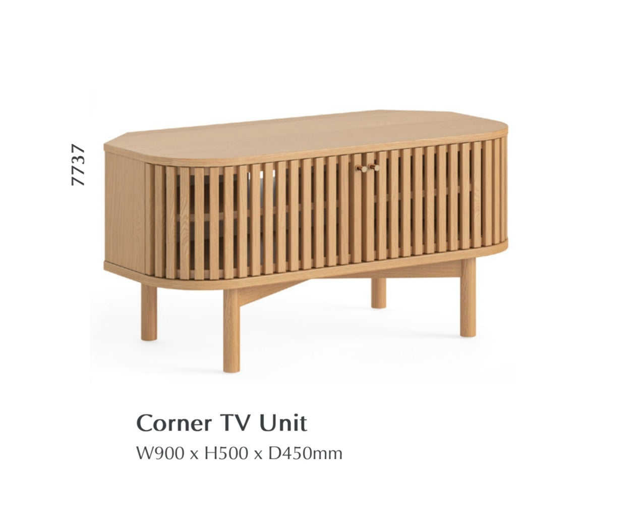 SOHO Corner TV Unit - Natural