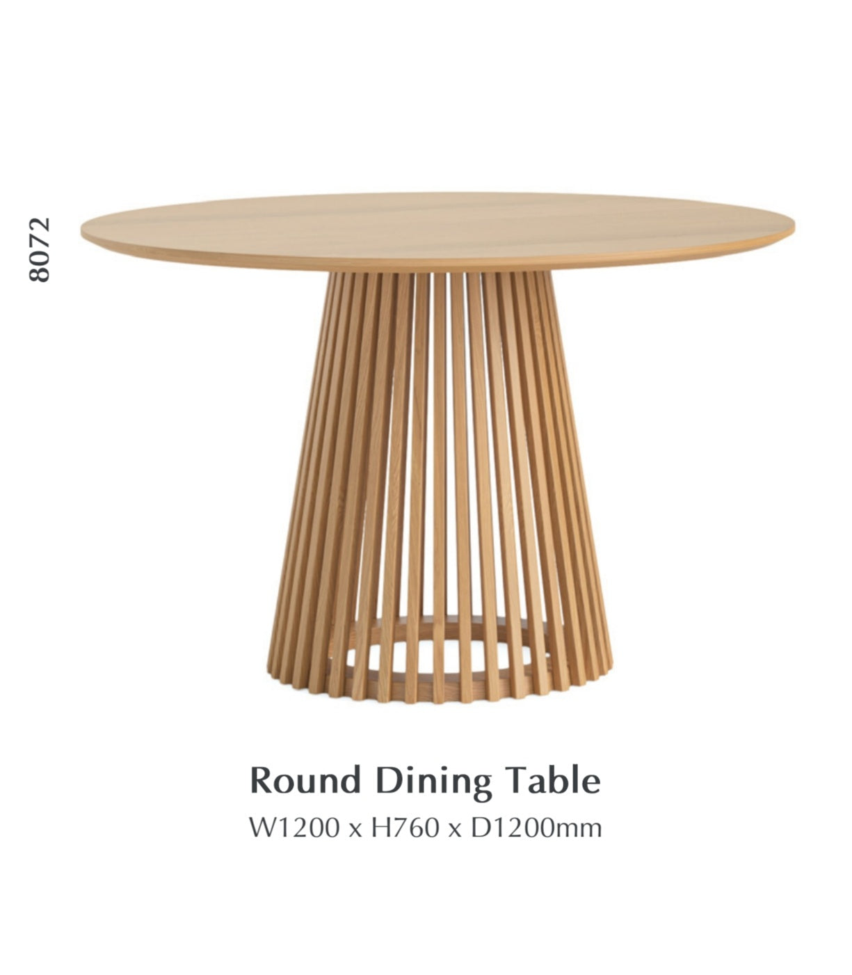 SOHO Round Dining Table - Natural