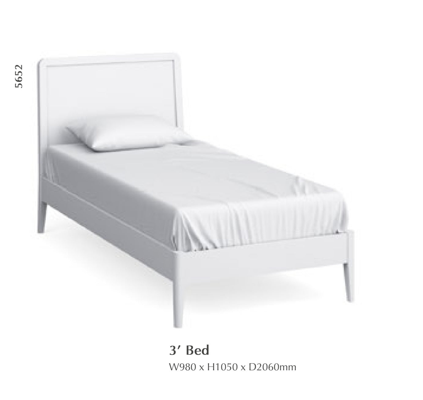 Hampstead 3' Single Bed