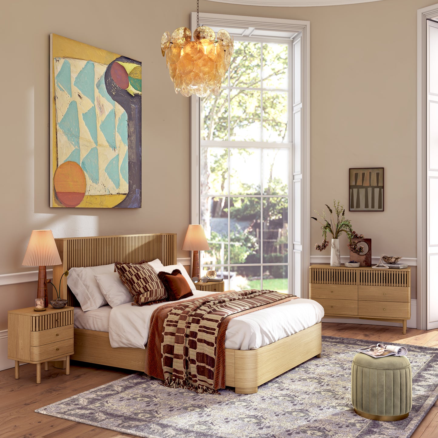 SOHO 4'6, 5' & 6' Beds - Natural