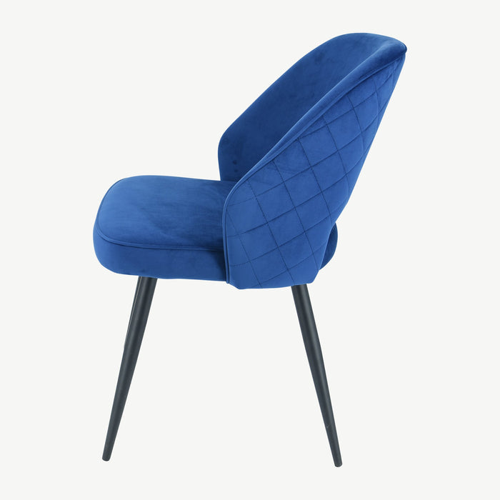Sutton Chair - Navy Velvet