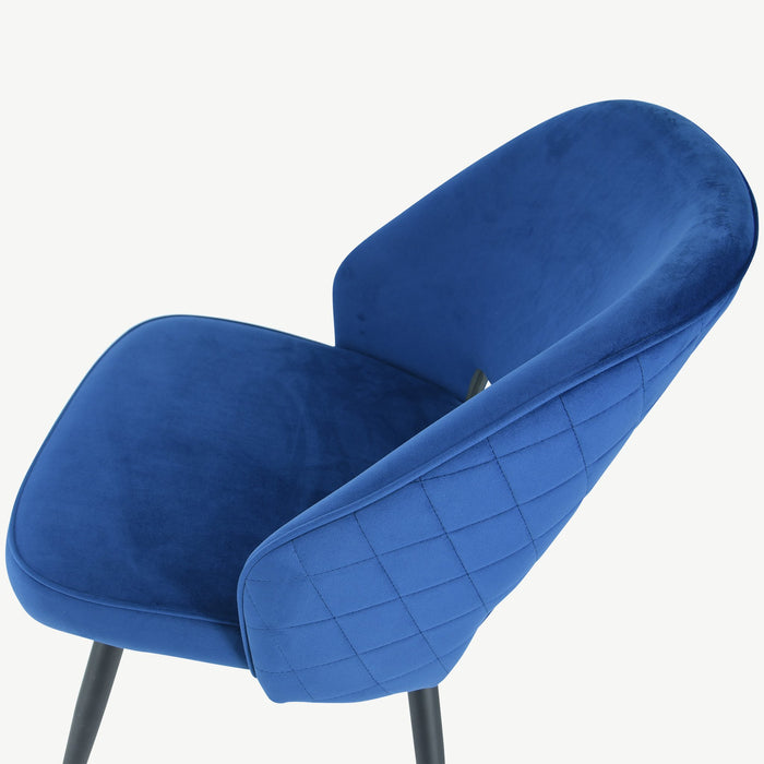 Sutton Chair - Navy Velvet
