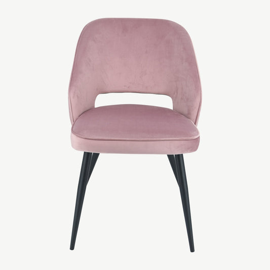 Sutton Chairs - Pink Velvet