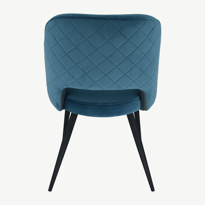 Sutton Chairs - Teal Velvet