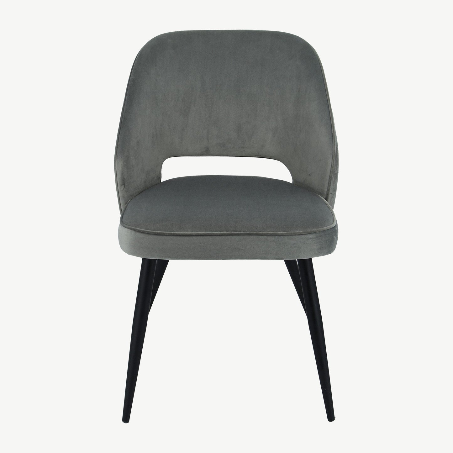 Sutton Chair - Grey/Silver Velvet