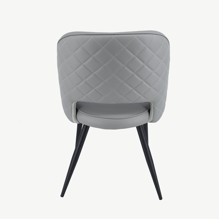 Sutton Chair - Light Grey PU