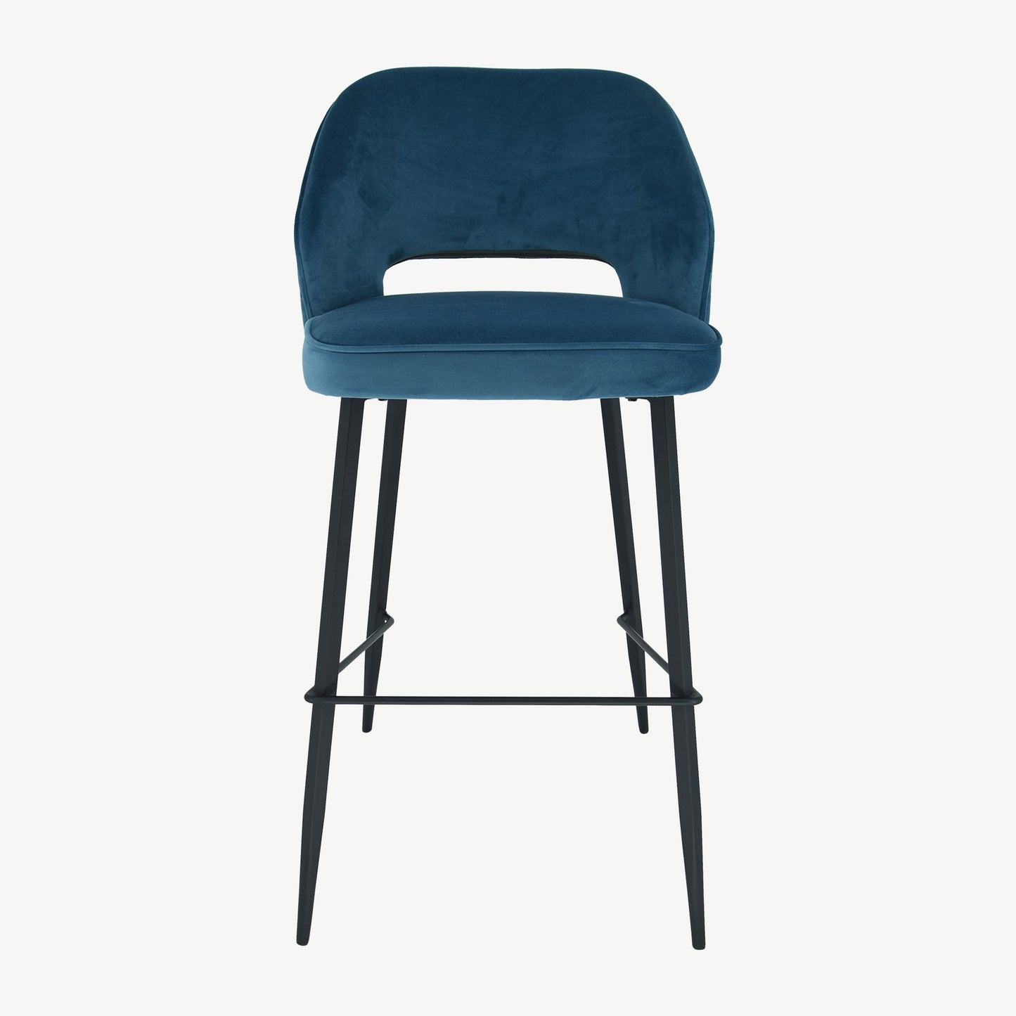 Sutton Bar Stool Teal Velvet