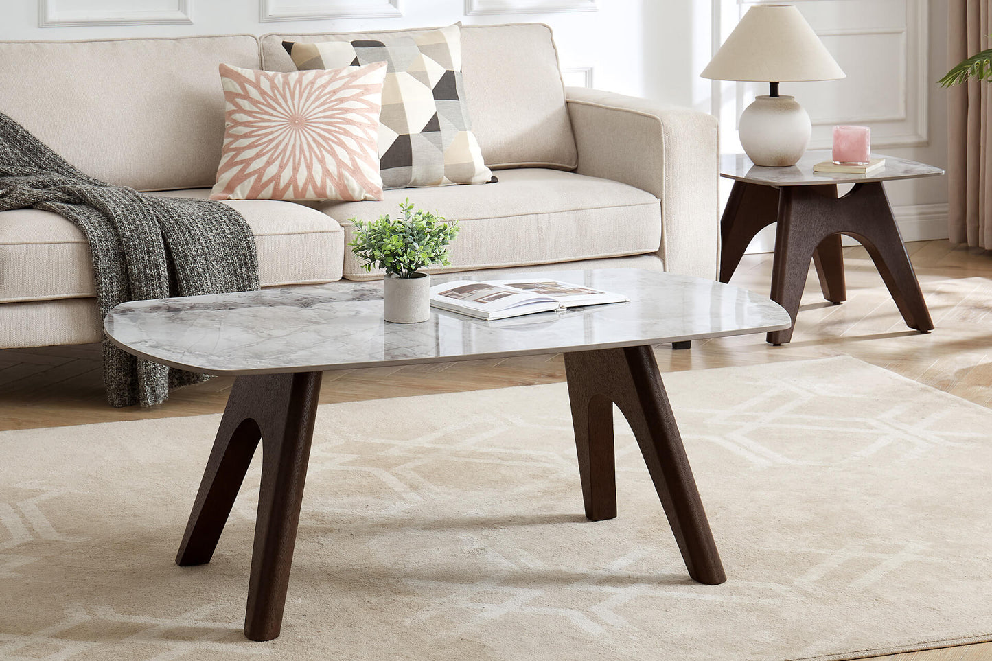 Valley Coffee Table - Grey
