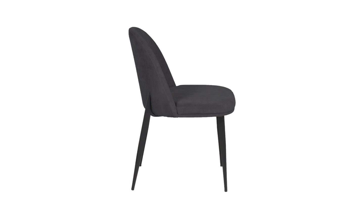 Valent Dining Chair - Dark Grey