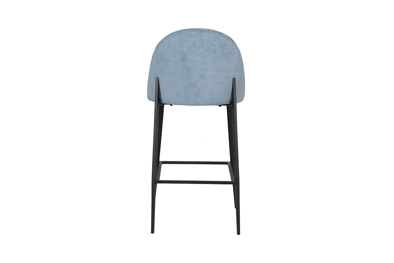 Valent Bar Stool - Blue Velvet
