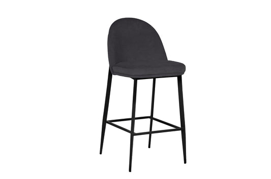 Valent Bar Stool - Dark Grey Velvet