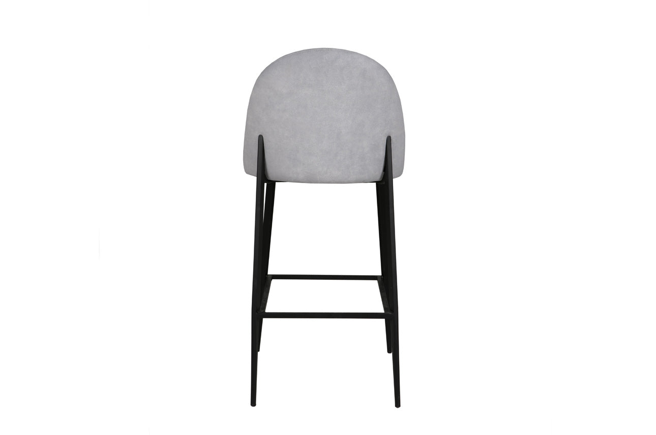 Valent Bar Stool - Light Grey Velvet