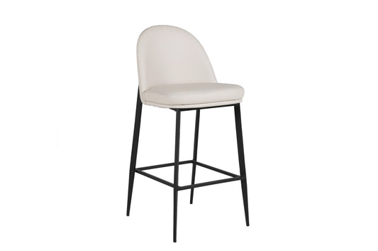 Valent Bar Stool - Taupe Leather