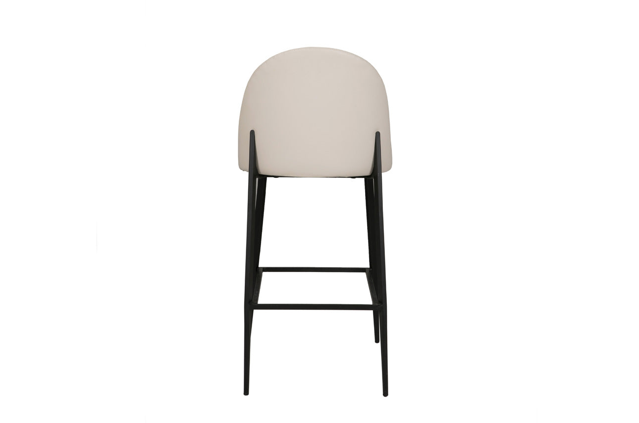 Valent Bar Stool - Taupe Leather