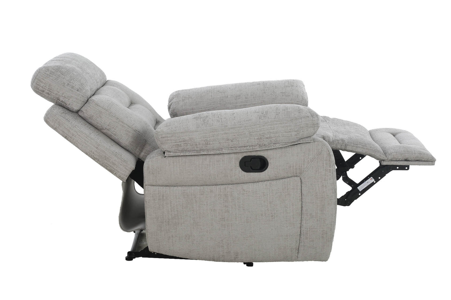 Wilbur 1 Seater Manual Recliner - Grey