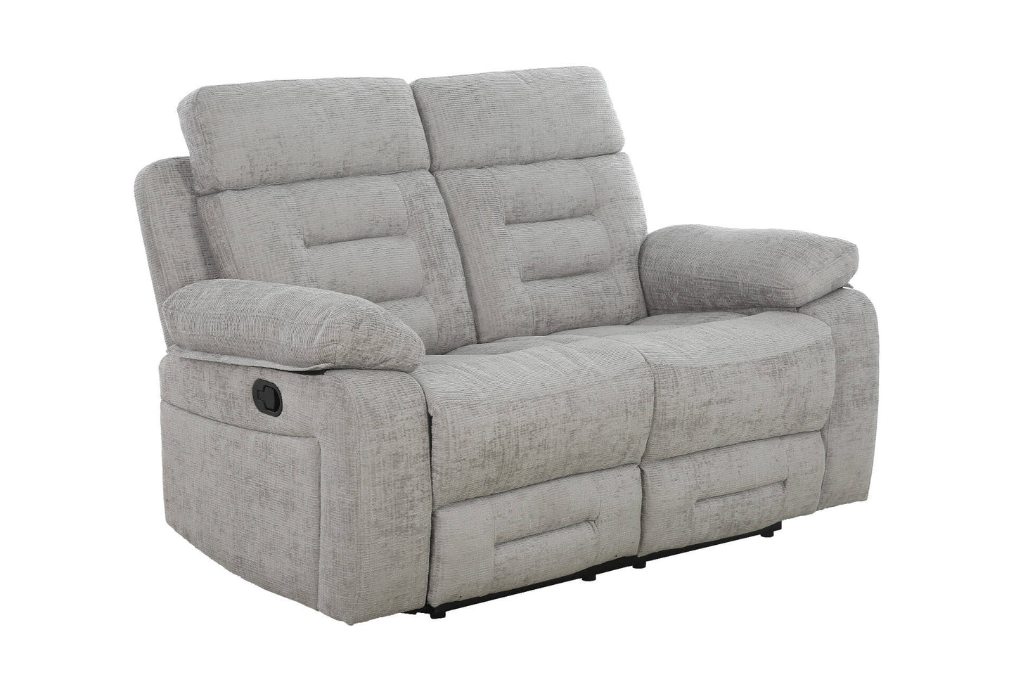 Wilbur 2 Seater Manual Recliner - Grey