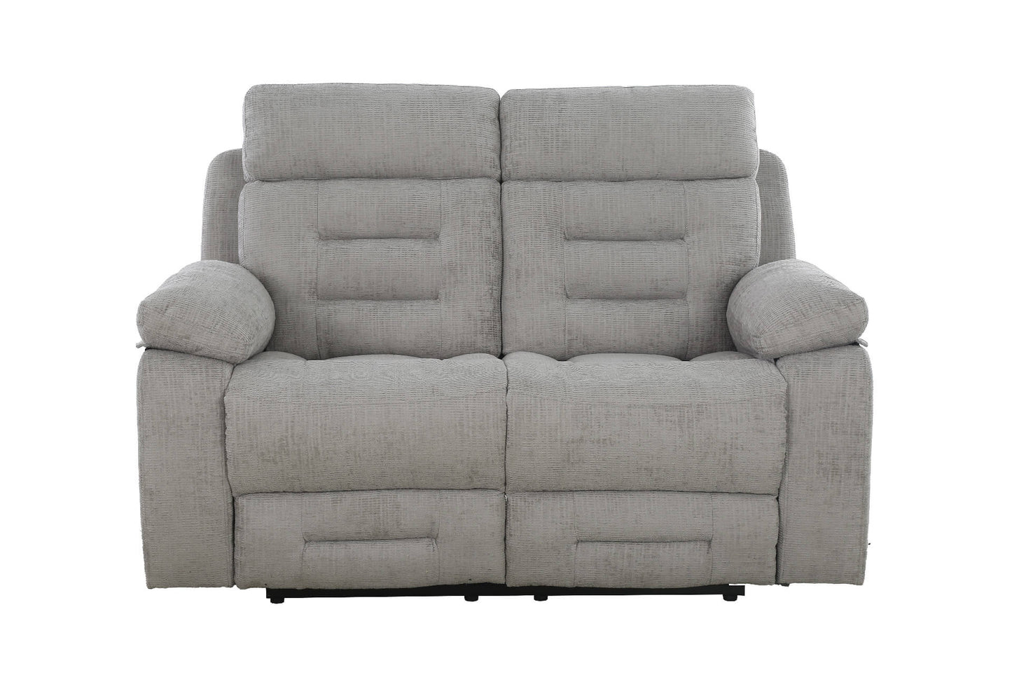 Wilbur 2 Seater Manual Recliner - Grey