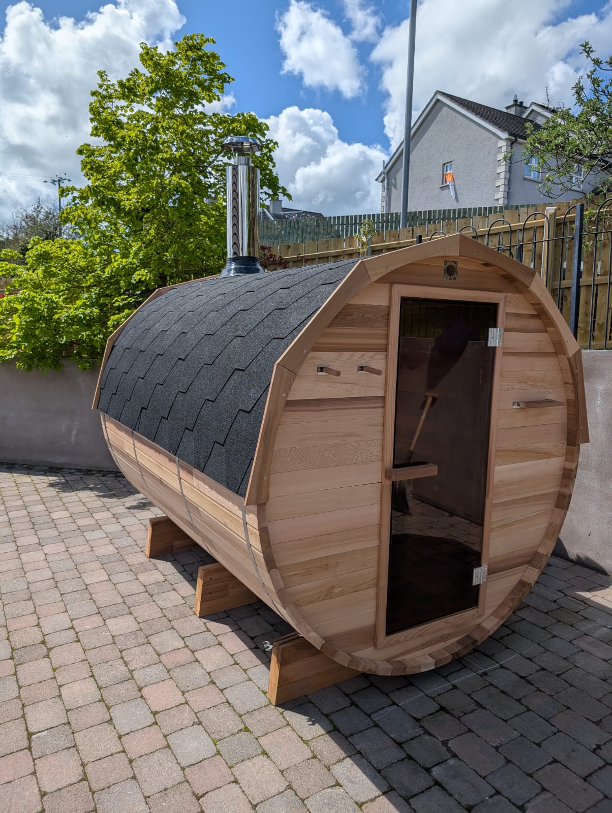 Canadian Cedar Wood-Fired Sauna 4-6 People