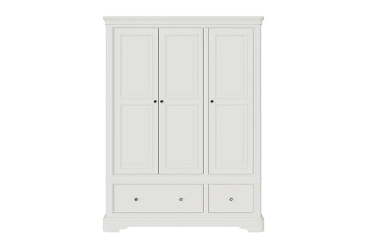 Mabel 3 Door Wardrobe - White
