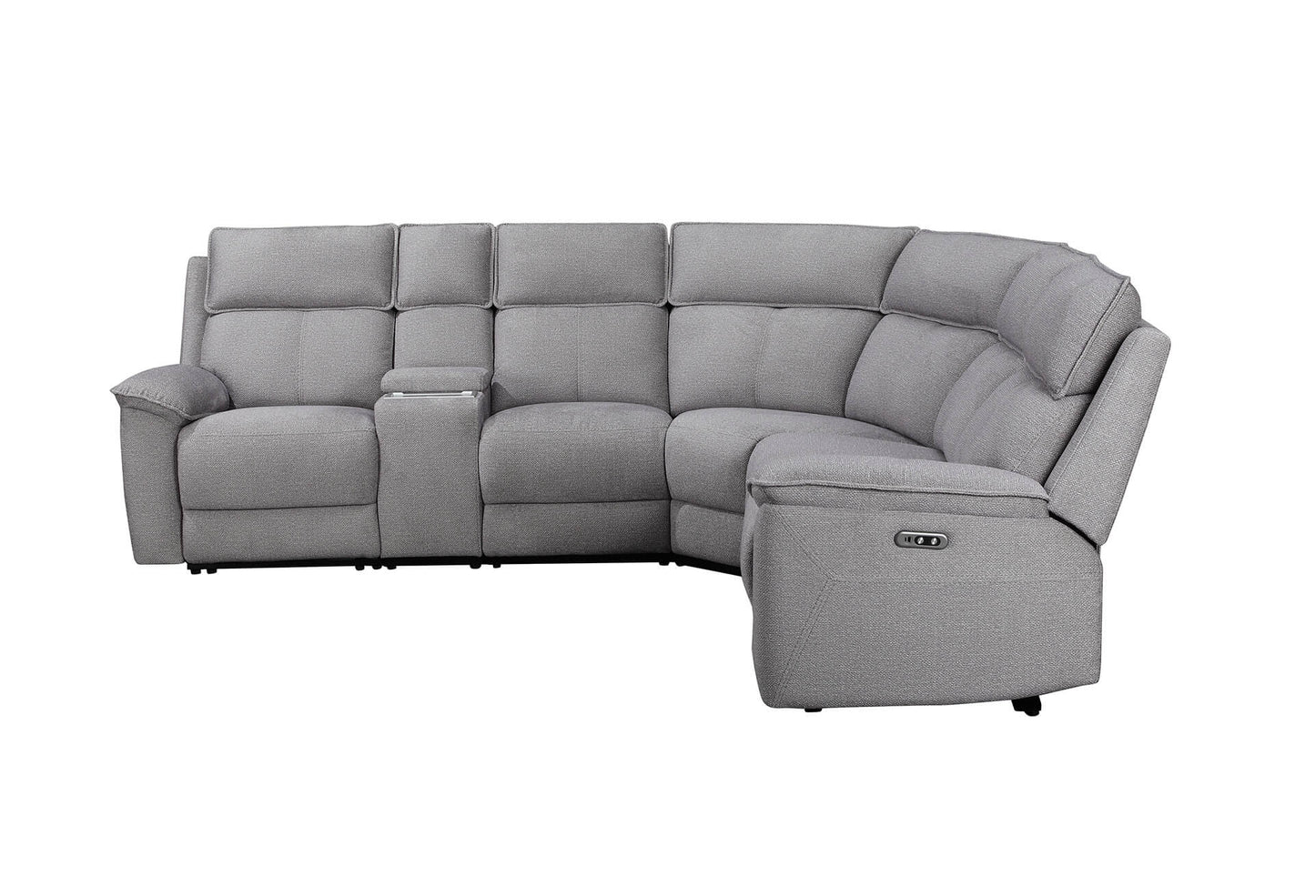 Blaine Corner Group Electric Recliner - Greige