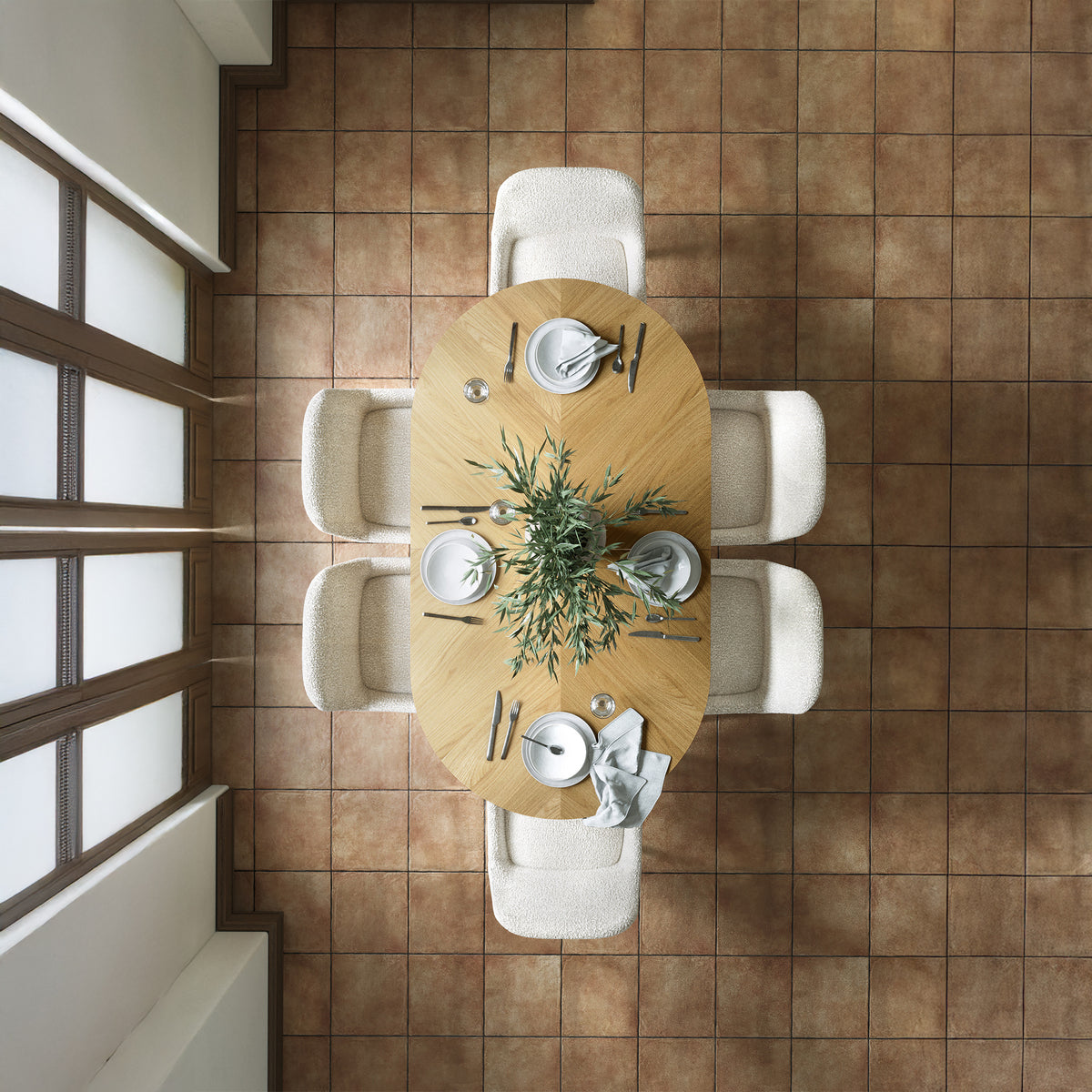 Valencia Oval Ext. Dining Table