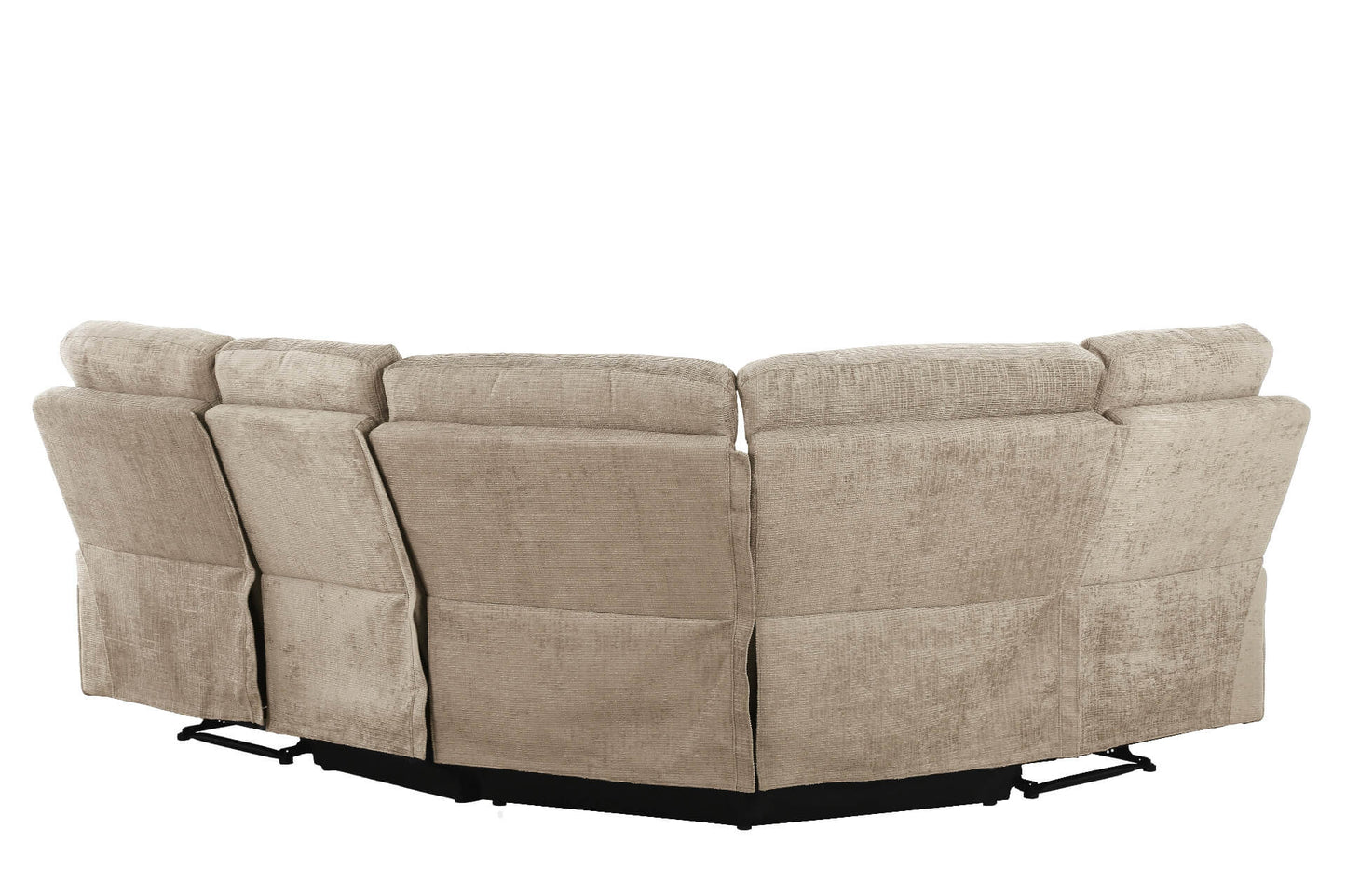 Wilbur Corner Group Manual Recliner - Latte