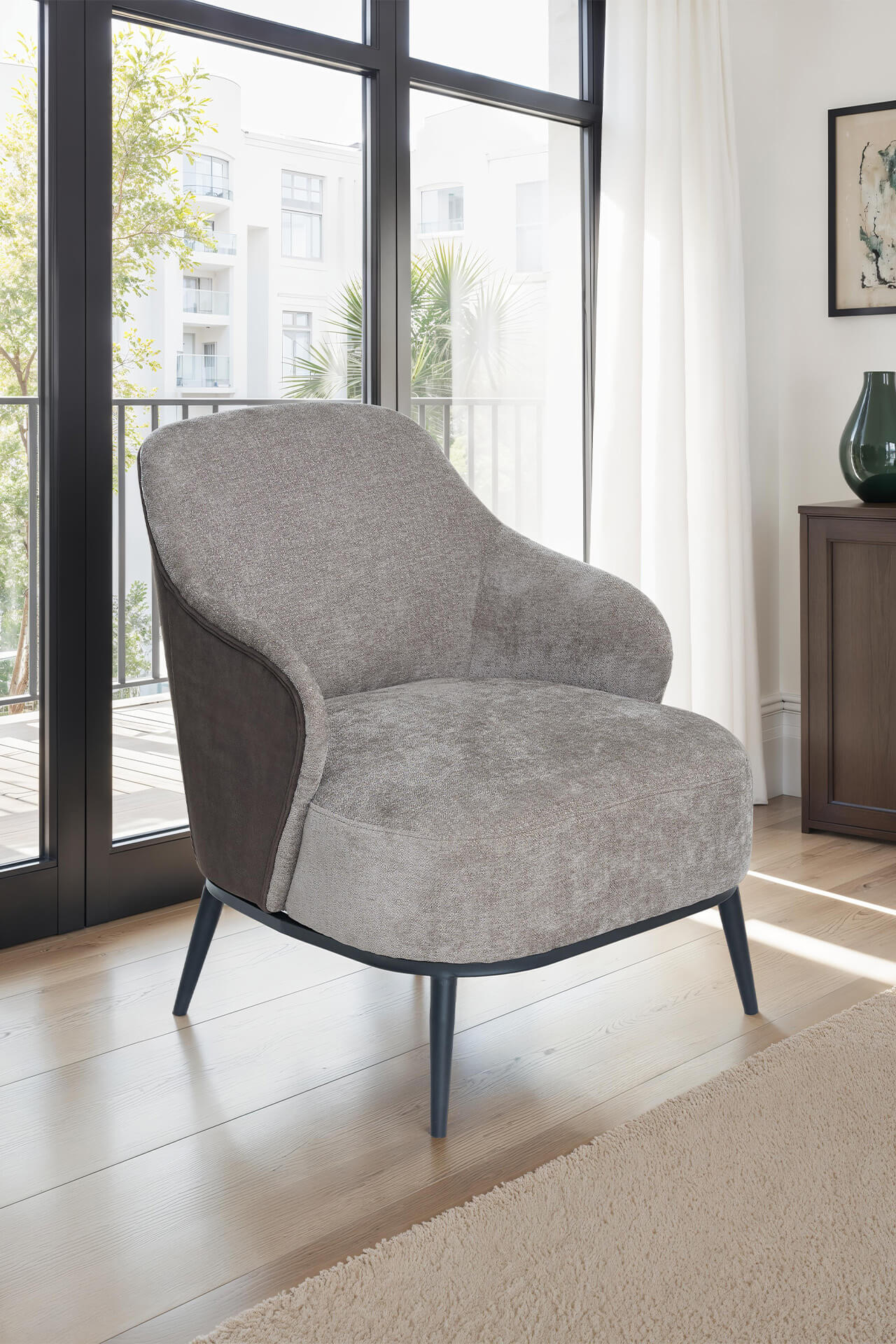 Velar Accent Chair - Brown