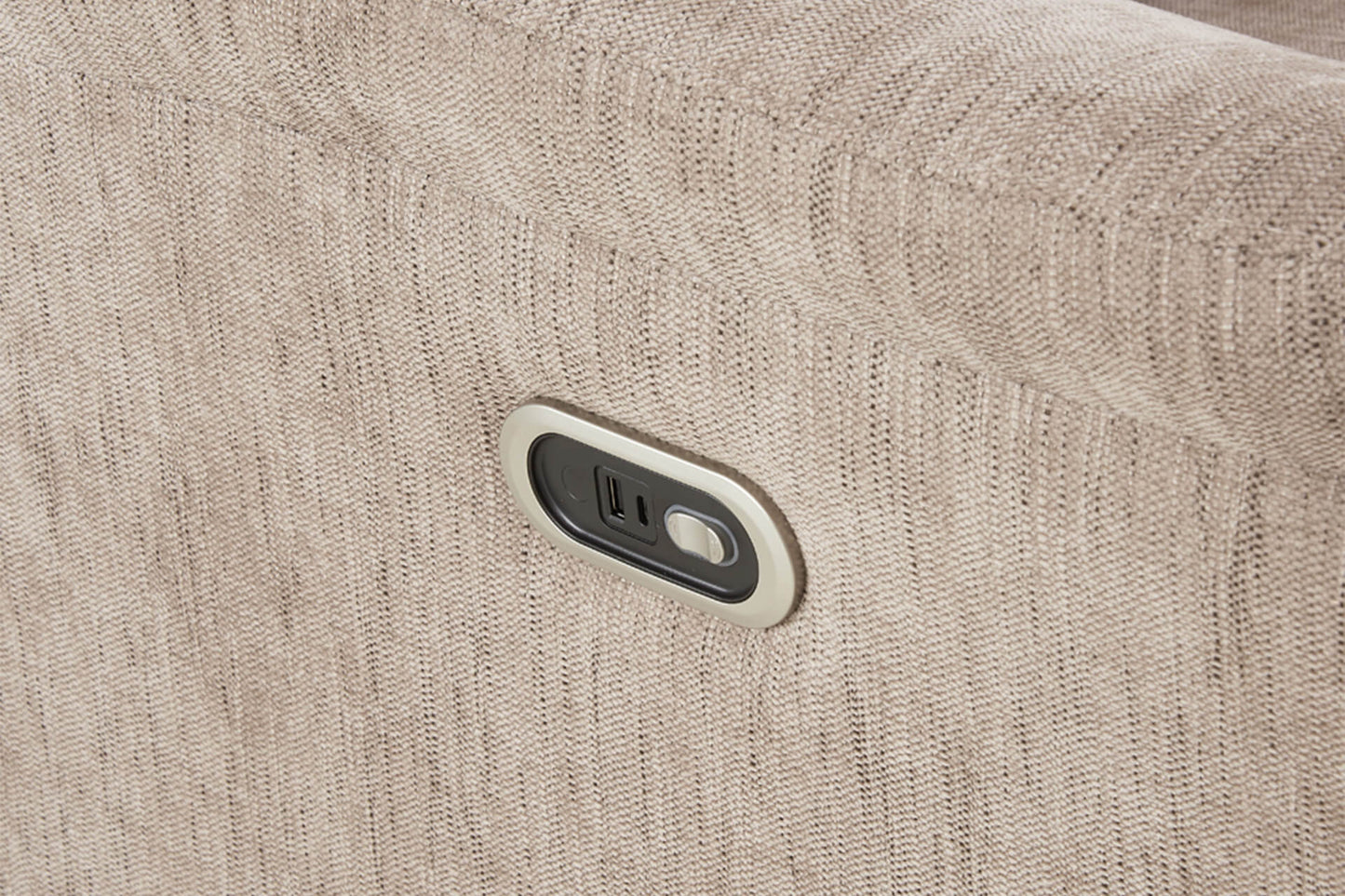 Maude 1 Seater Electric Recliner - Mocha