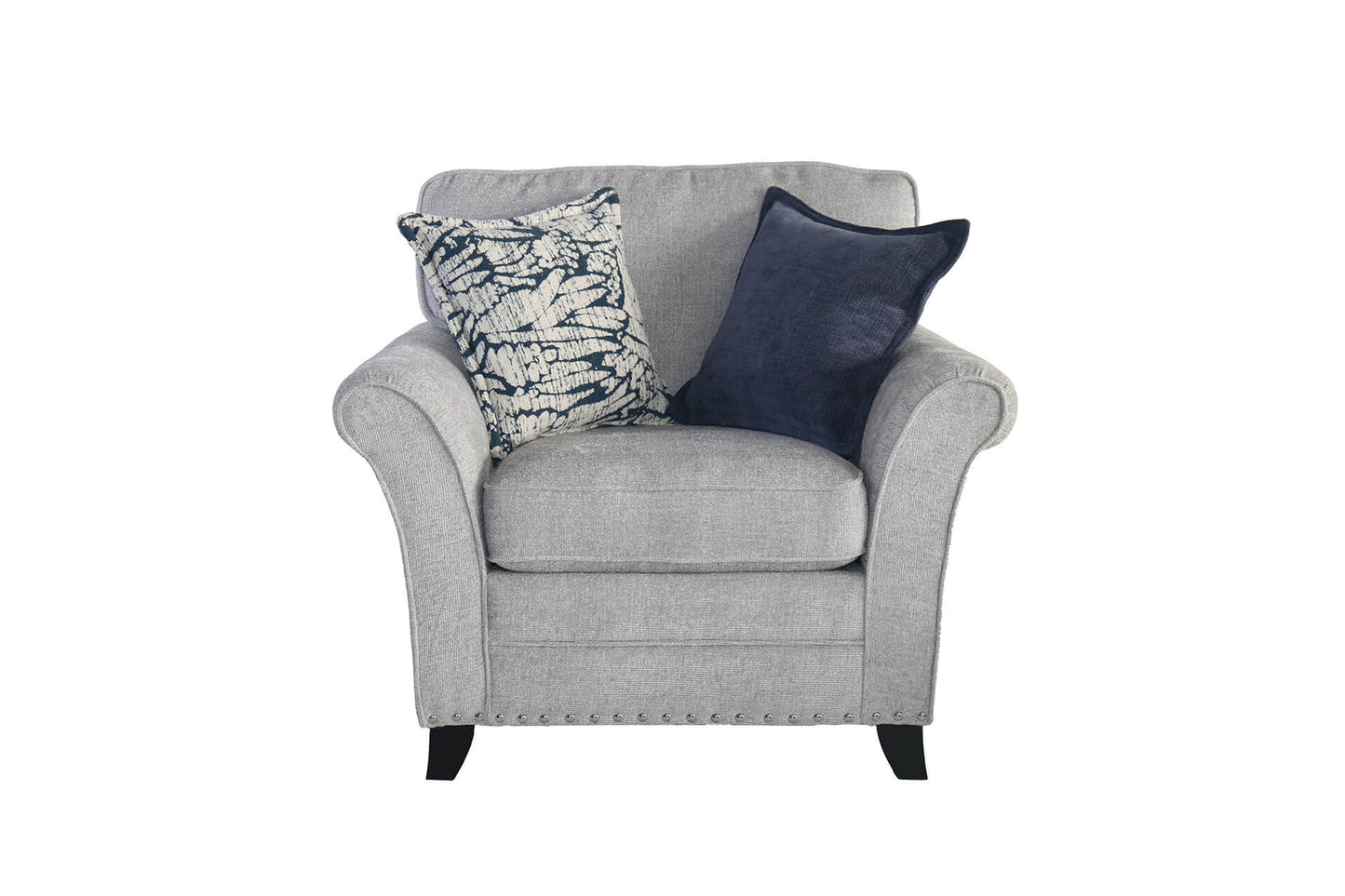 Pippa 1 Seater Sofa - Silver
