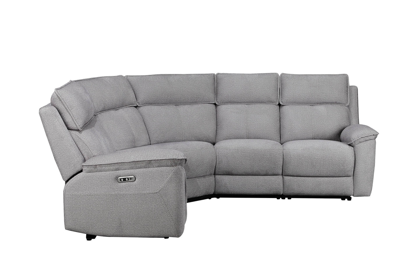 Blaine Corner Group Electric Recliner - Greige