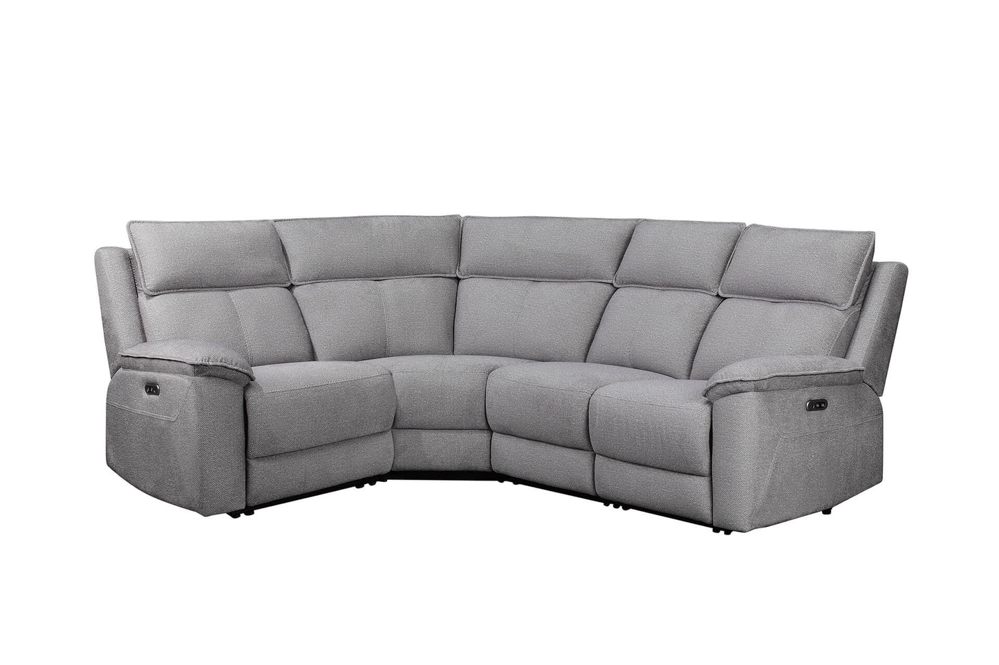 Blaine Corner Group Electric Recliner - Greige