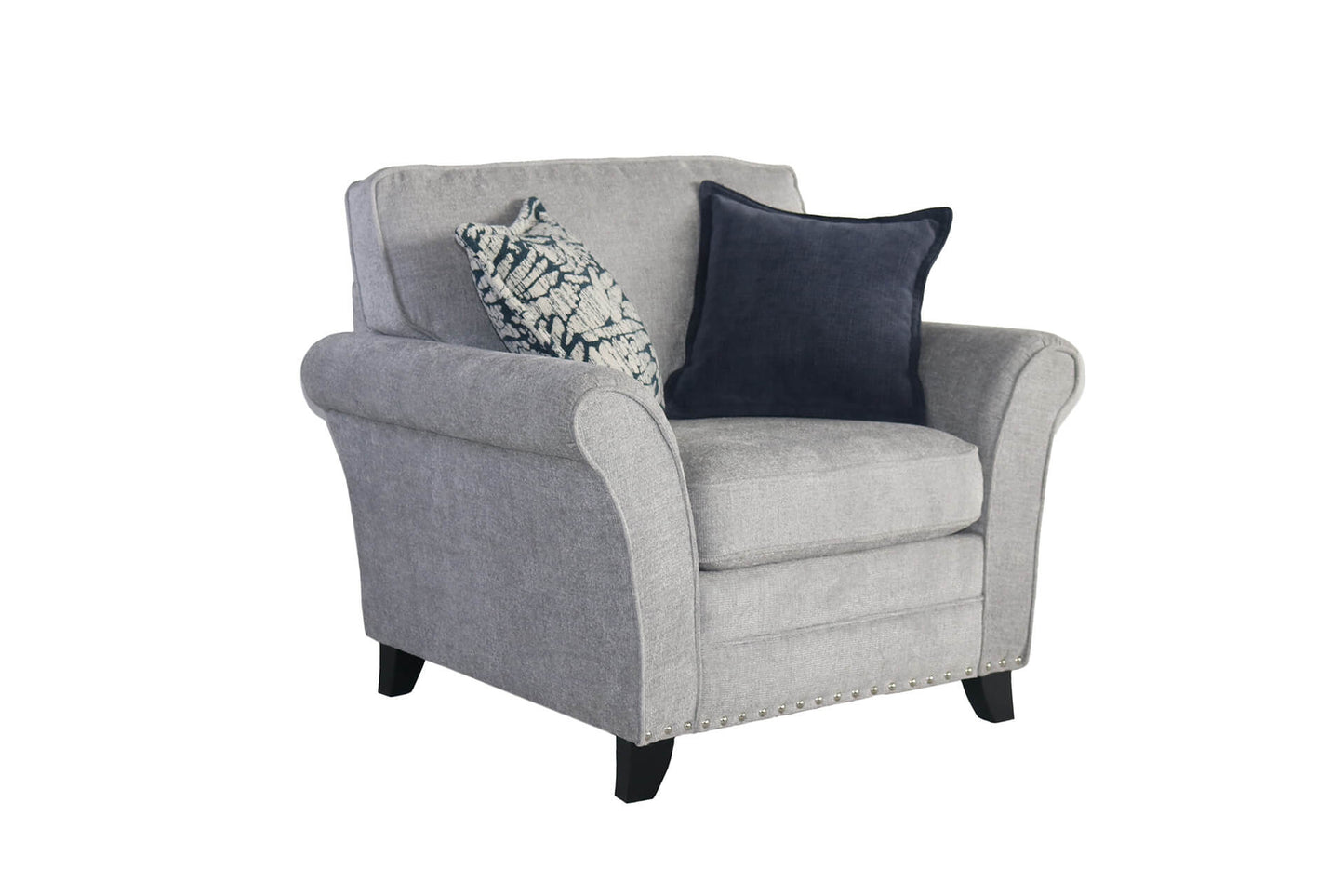 Pippa 1 Seater Sofa - Silver