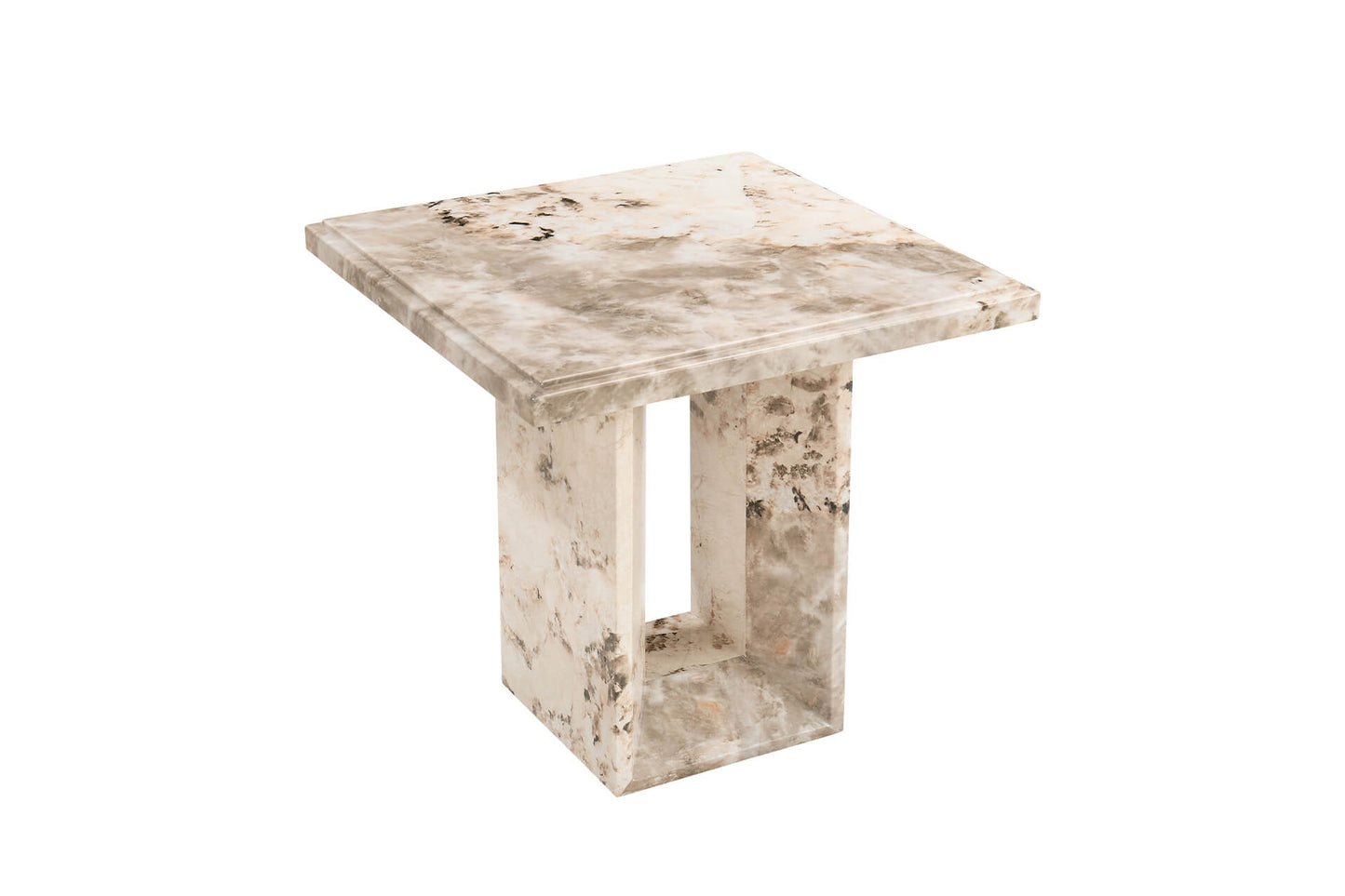 Artemis Lamp Table Mottled - Mocha