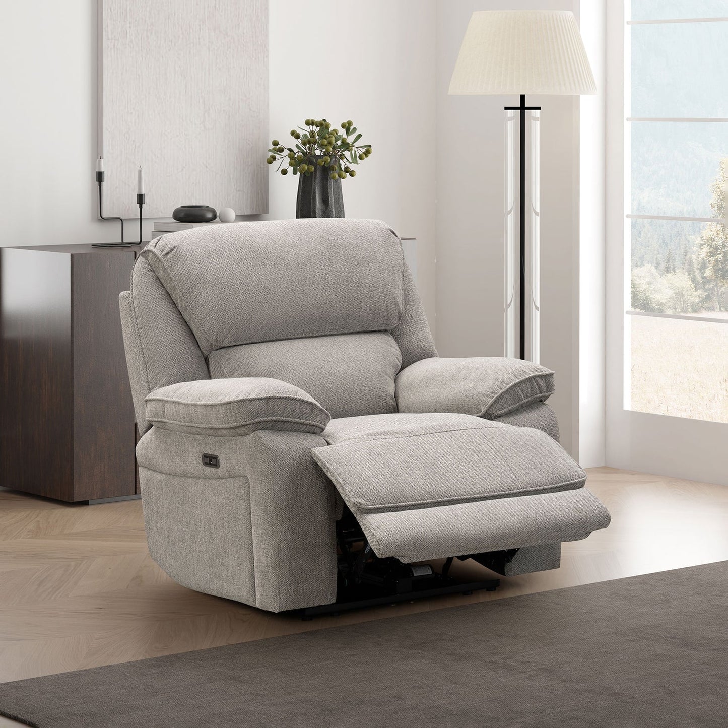 Seymour 1 Seater - Light Grey