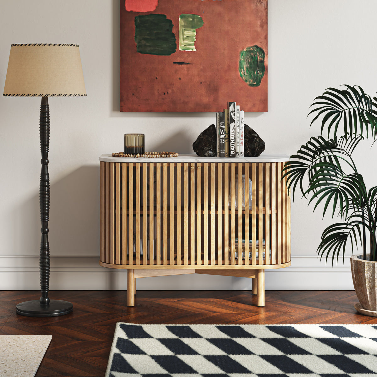 SOHO Marble Small Sideboard - Natural