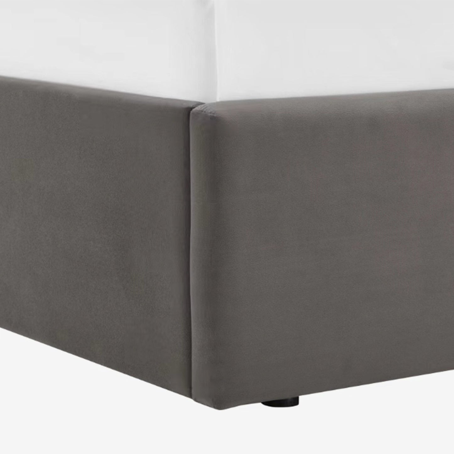 Lisa 4'6 Bed - Grey Velvet