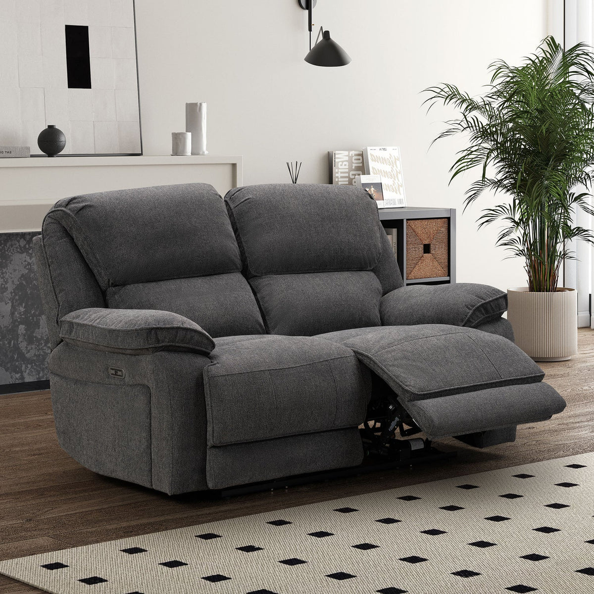 Seymour 2 Seater - Dark Grey