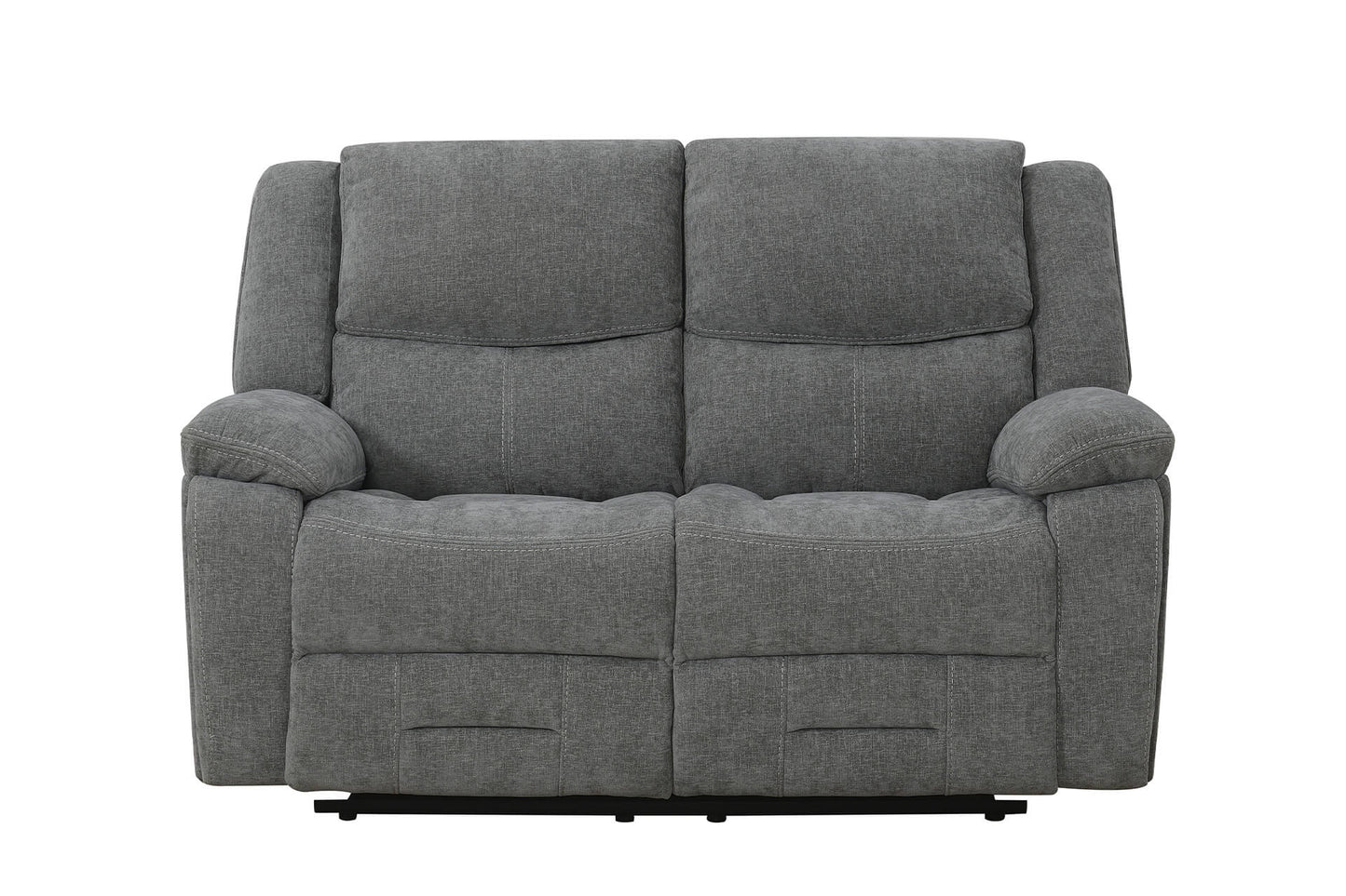 Weston 2 Seater Manual Recliner - Grey