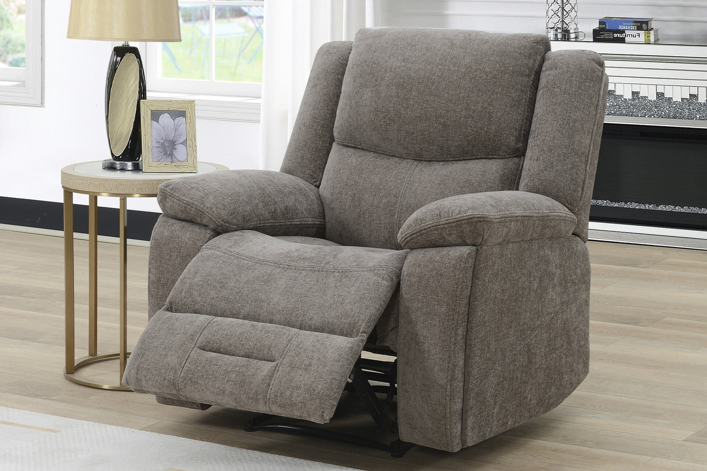 Weston 1 Seater Manual Recliner - Mocha