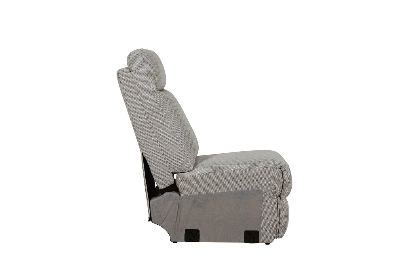 Bowie Armless Sectional - Grey