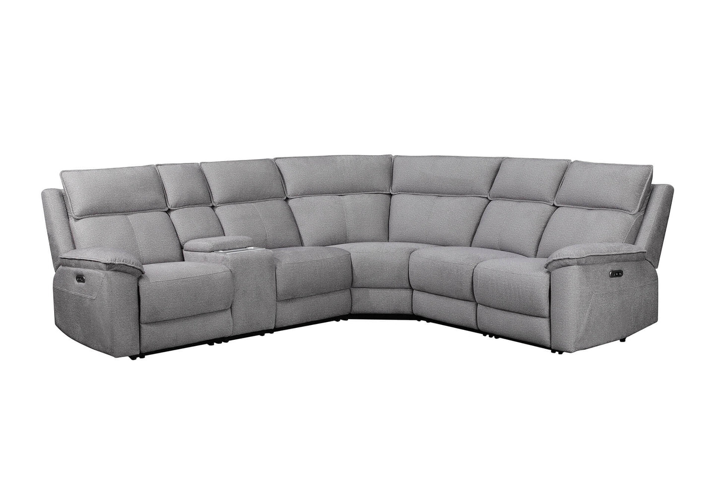 Blaine Corner Group Electric Recliner - Greige