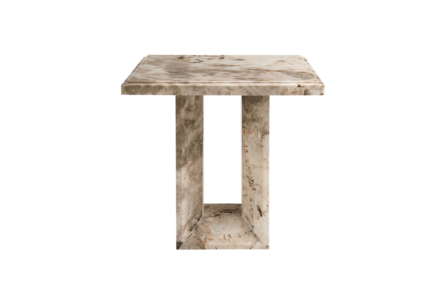 Artemis Lamp Table Mottled - Mocha