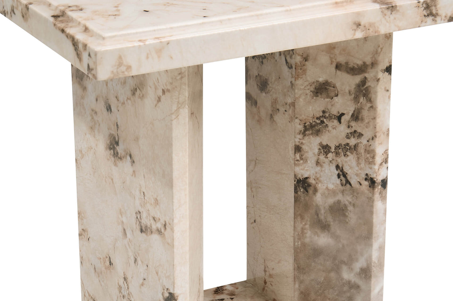 Artemis Lamp Table Mottled - Mocha