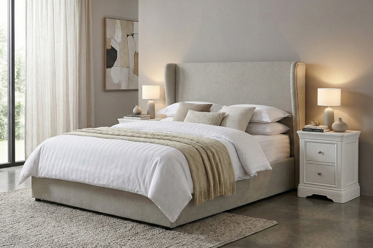 Margot Ottoman Beds - Greige
