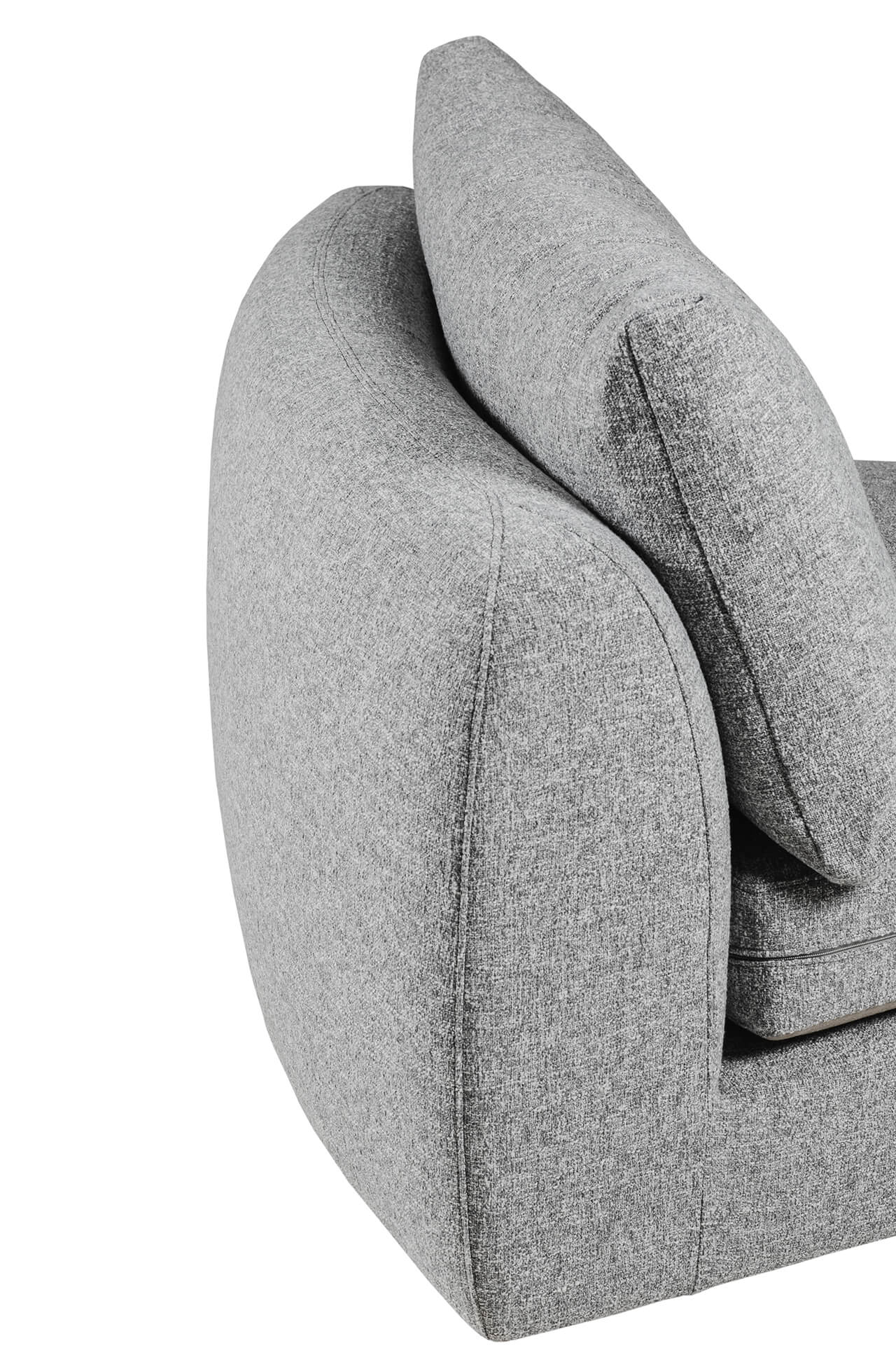 Spencer Curved Wedge - Grey