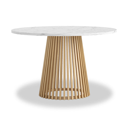 SOHO Marble Round Dining Table - Natural